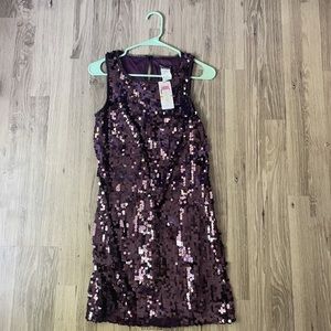 BRAND NEW WITH TAGS Purple Sequin Party Dress